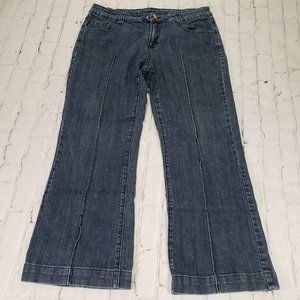 AZI Denim Jeans Pintuck Straight Leg Size 10
